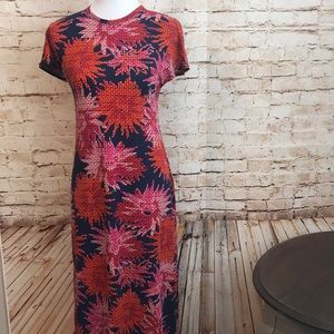 Cute Floral LuLaRoe Maria Maxi Dress - Size XS